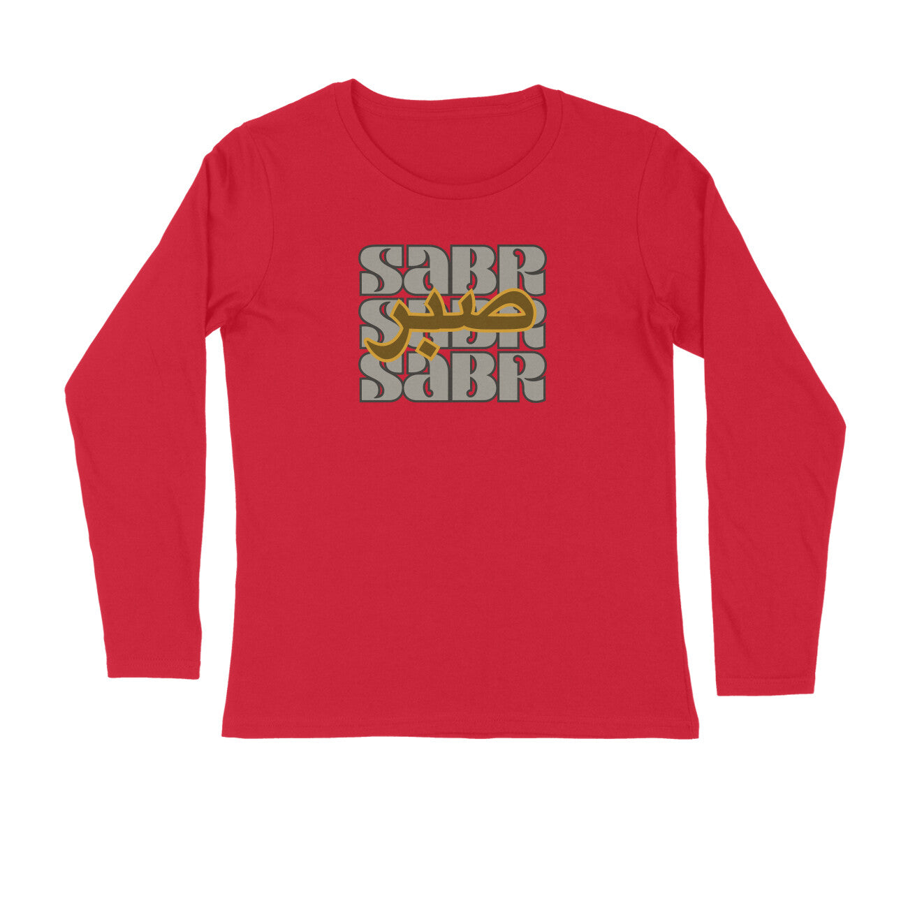 Sabr AE BW Full Sleeve Tshirt