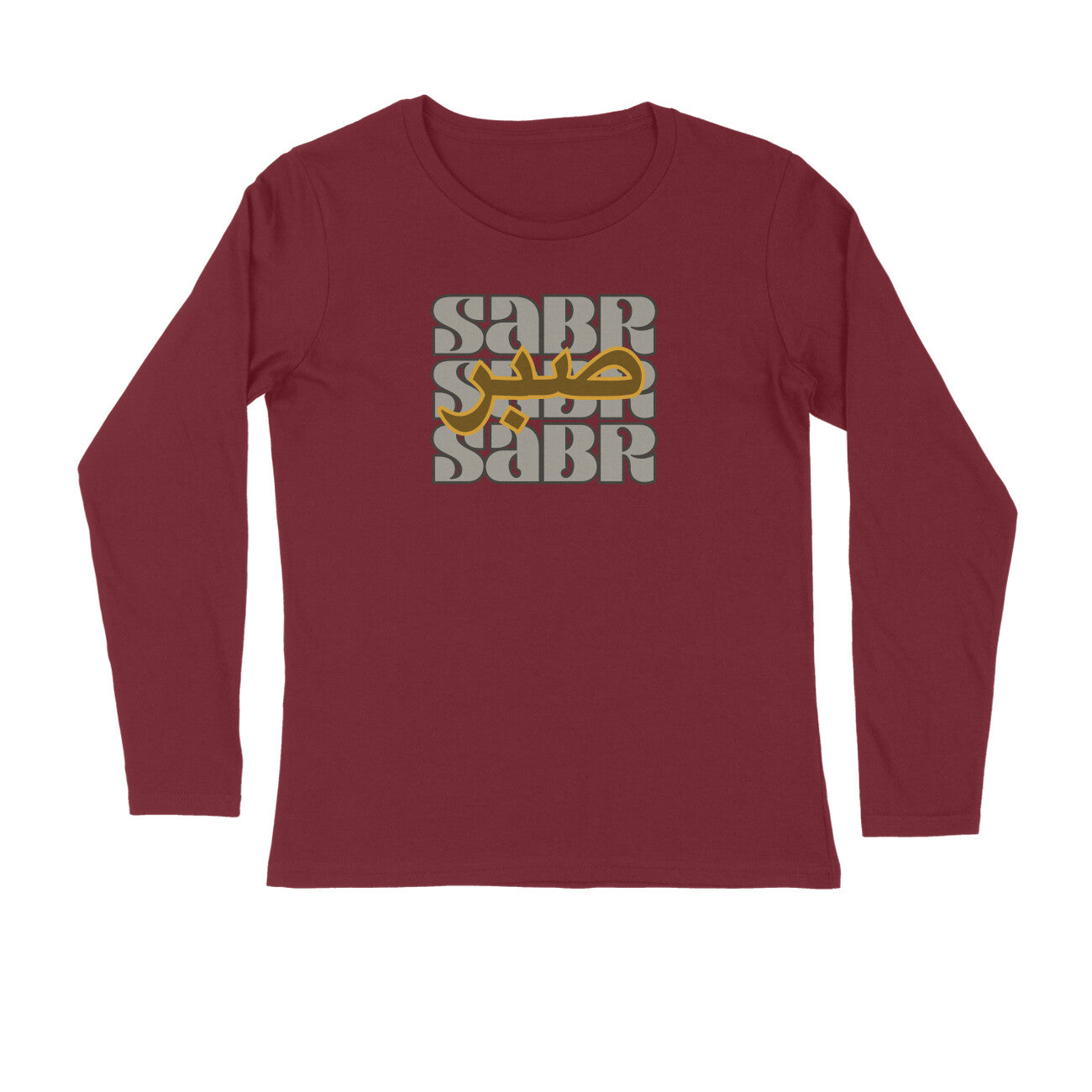 Sabr AE BW Full Sleeve Tshirt