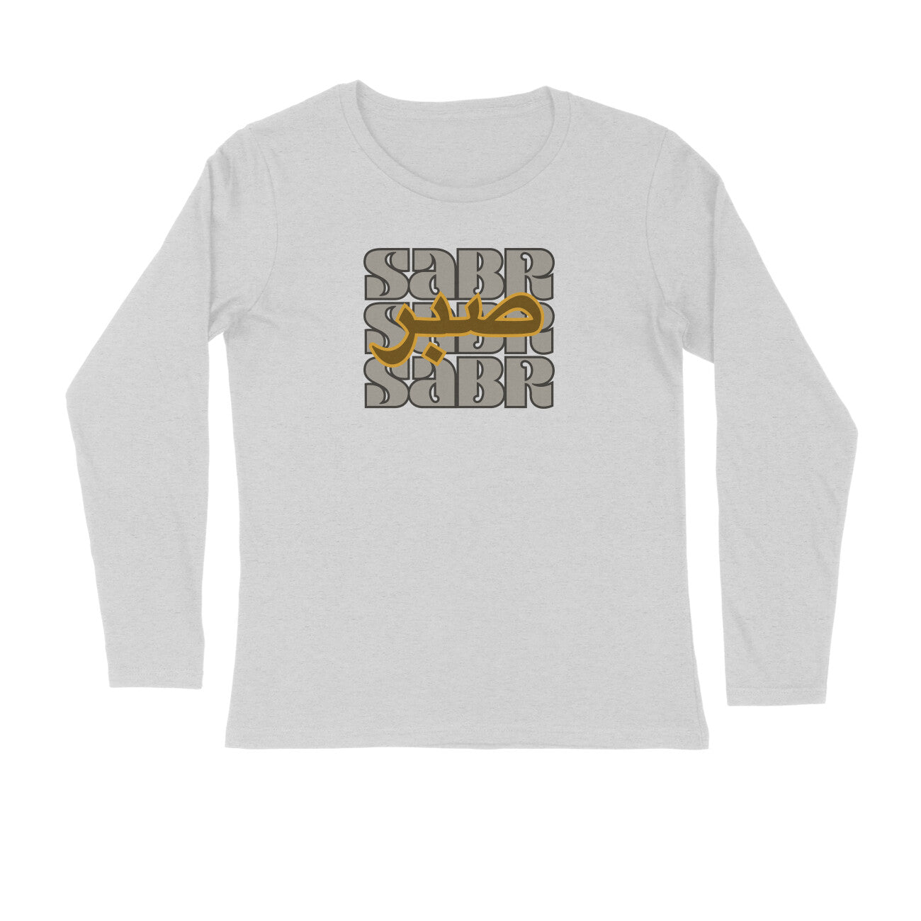 Sabr AE BW Full Sleeve Tshirt