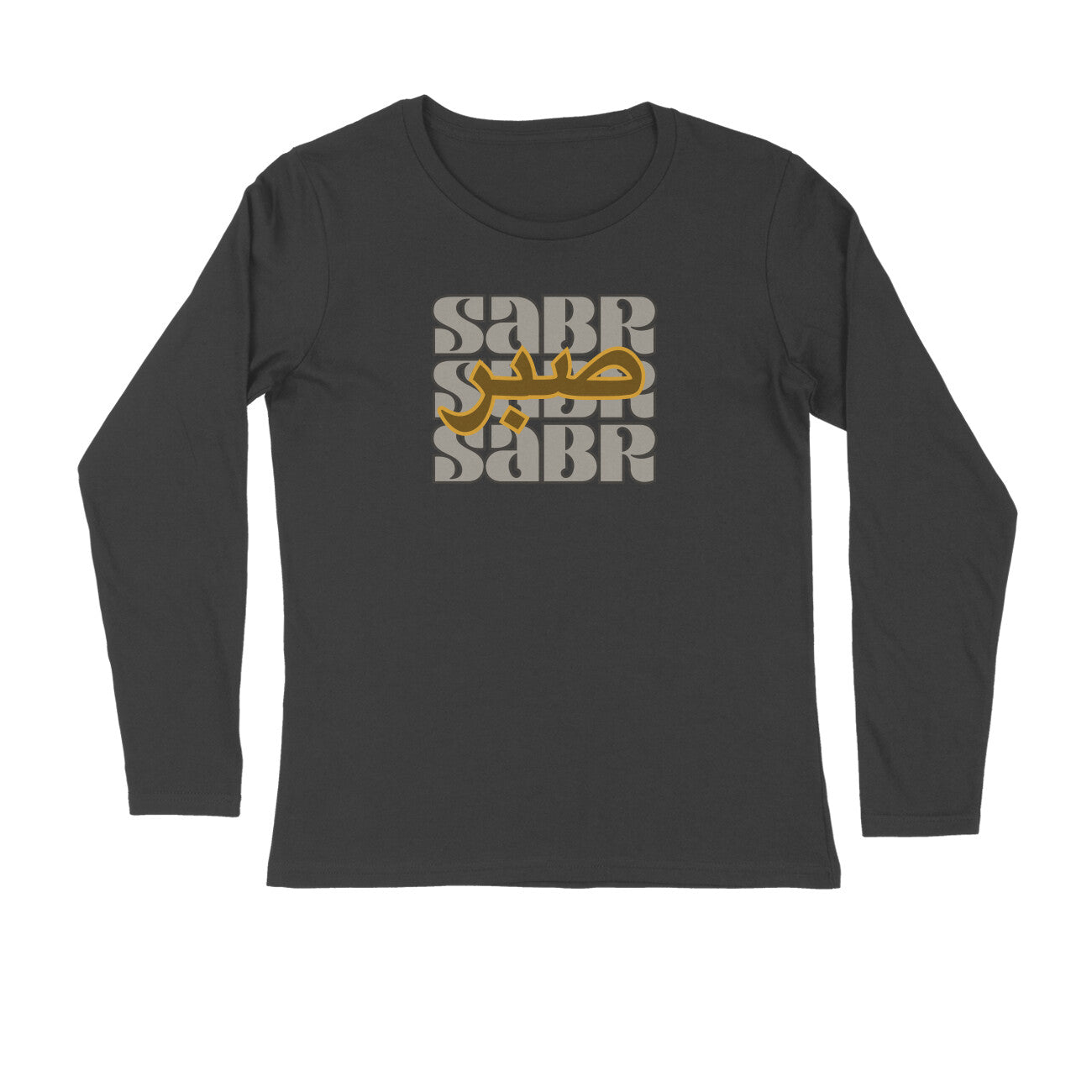 Sabr AE BW Full Sleeve Tshirt