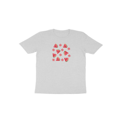 Watermelon and Flower Toddler Half Sleeve Tshirt