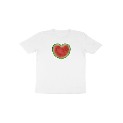 Watermelon Heart Toddler Half Sleeve Tshirt