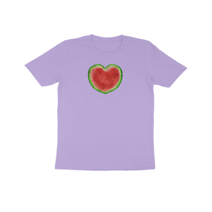 Watermelon Heart Kids Half Sleeve Tshirt