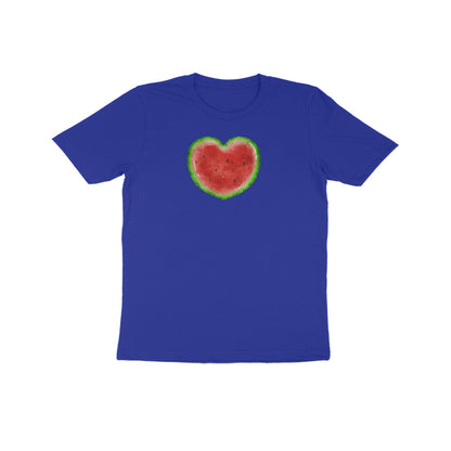 Watermelon Heart Kids Half Sleeve Tshirt