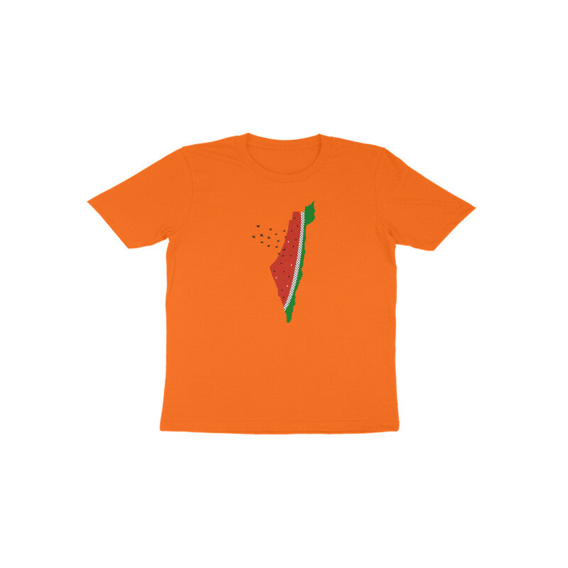 Palestine Watermelon B Toddler Half Sleeve Tshirt