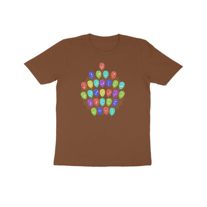 Arabic Letters Balloon Kids Half Sleeve Tshirt
