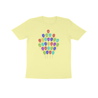 Arabic Letters Balloon Kids Half Sleeve Tshirt