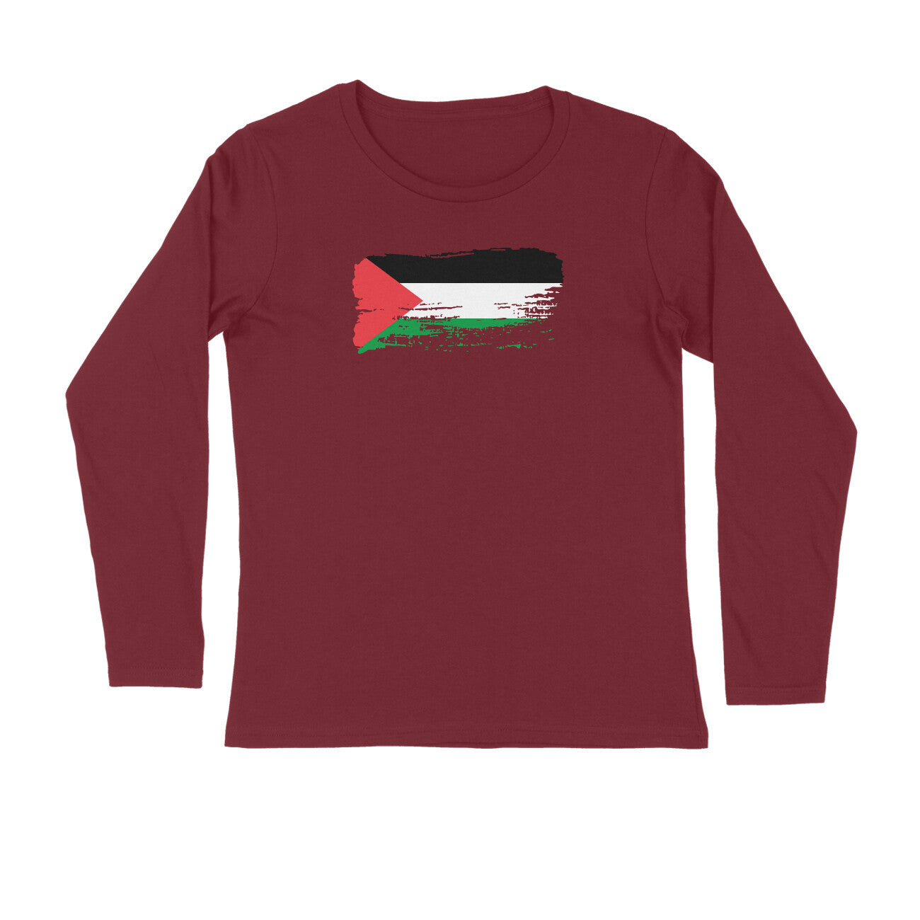 Palestine Flag Full Sleeves Tshirt