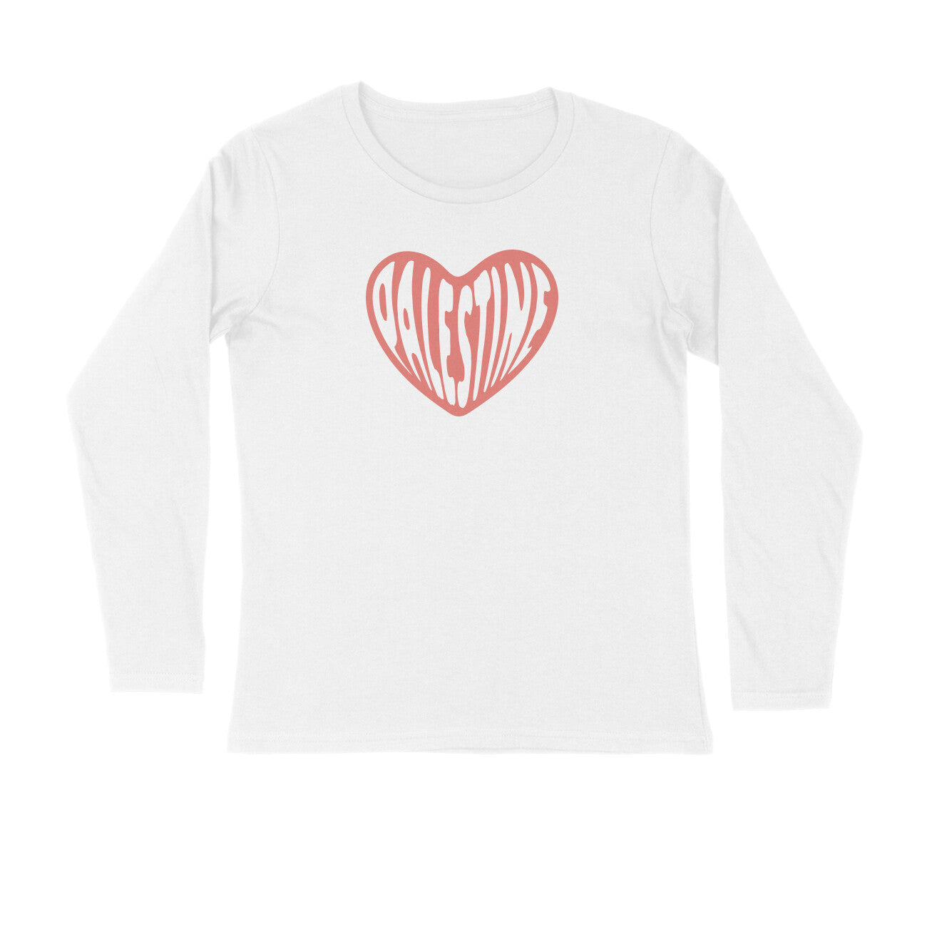 Palestine Heart Full Sleeves Tshirt