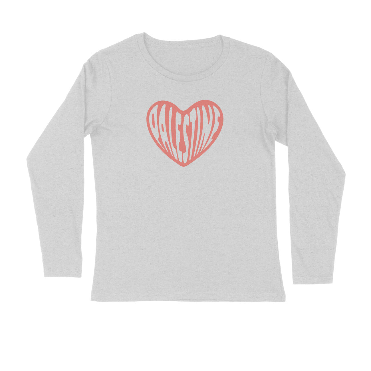 Palestine Heart Full Sleeves Tshirt